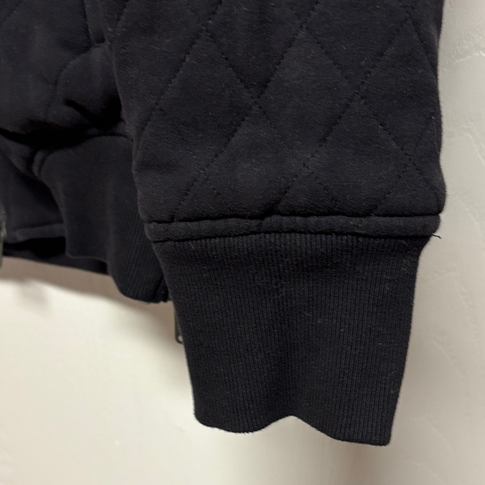 Athleta Small‎ Black Quilted Bomber Jacket. EUC - Picture 13 of 16